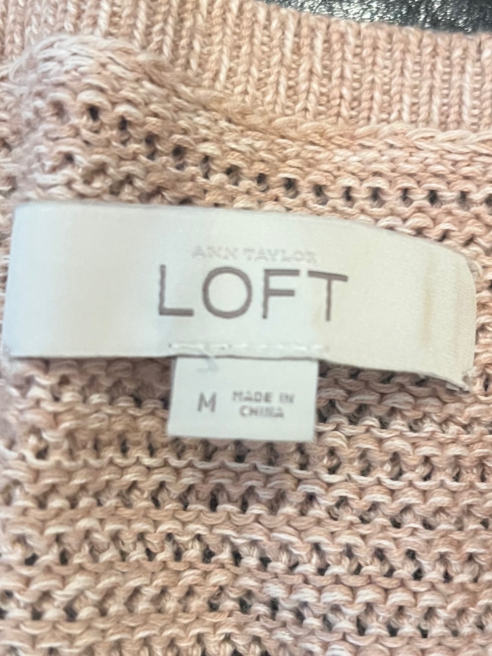 LOFT Lightweight Scoopneck Sweater in Dusty Pink - Picture 4 of 5